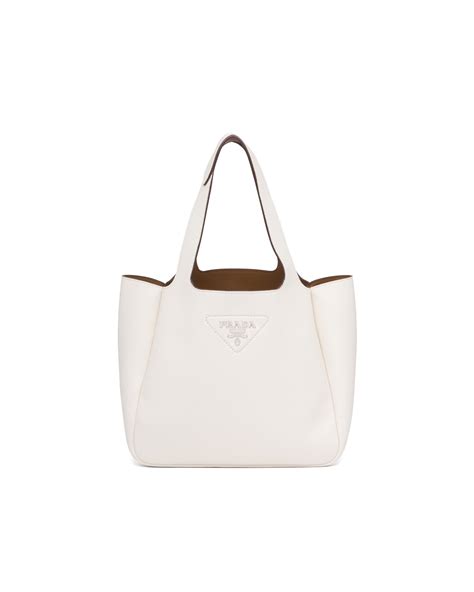 prada white handbag